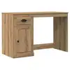 Image de Vidaxl bureau chêne artisanal 50 x 115 x 75 cm bois d'ingénierie