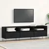 Image de Meuble TV - Chêne Noir - 150x30x445 cm - Bois dingénierie - Style contemporain