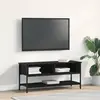 Image de Ensemble Meuble Tv Montage Mural Chêne Noir 100 X 35 X 45 Cm Vidaxl