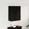 Image de Meuble Mural Chêne Noir 69,5 X 34 X 90 Cm Bois D'ingénierie Vidaxl