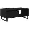 Image de Vidaxl table basse chêne noir 90 x 50 x 36,5 cm bois d'ingénierie