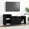 Image de Ensemble Meuble Tv Montage Mural Chêne Noir 100 X 35 X 55 Cm Vidaxl