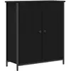 Image de Vidaxl buffet chêne noir 70 x 30 x 80 cm bois d'ingénierie