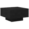 Image de Vidaxl table basse chêne noir 55 x 55 x 31 cm
