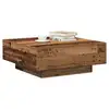 Image de Vidaxl table basse bois ancien 80 x 80 x 31 cm