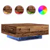 Image de Vidaxl table basse ancien bois et bleu 80 x 80 x 31 cm