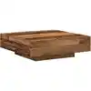 Image de Table Basse Bois Ancien 100 X 100 X 31 Cm Vidaxl