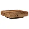 Image de Vidaxl table basse bois ancien 100 x 100 x 31 cm