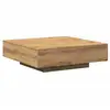 Image de Vidaxl table basse chêne artisanal 100 x 100 x 31 cm