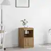 Image de Buffet Led Chêne Artisanal 41 X 37 X 67 Cm Bois D'ingénierie Vidaxl