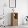 Image de Buffet Led Chêne Artisanal 41 X 37 X 100 Cm Bois D'ingénierie Vidaxl