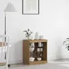 Image de Buffet Led Chêne Artisanal 60,5 X 37 X 67 Cm Bois D'ingénierie Vidaxl