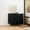 Image de Cabinet De Chevet Avec Tiroir 2 Pcs Chêne Noir 50 X 39 X 41 Cm Vidaxl