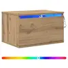 Image de Vidaxl cabinet de chevet mural 2 pcs chêne artisanal 50 x 36 x 30 cm