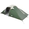 Image de Tente tunnel de camping - vidaXL - 510 x 240 x 156 cm - Vert - Taffetas - Étanche - Montage facile - E-Port intégré