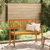 Image de Banc Extérieur Naturel 110 X 56 X 90 Cm Bois D'acacia Massif Vidaxl