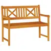 Image de Vidaxl banc extérieur naturel 110 x 56 x 90 cm bois d'acacia massif