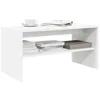 Image de vidaXL Meuble TV blanc 60x40x40 cm bois dingénierie unité TV console TV banc TV meuble de télévision meuble multimédia 859100