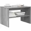 Image de Meuble Tv Sonoma Gris 60x40x40 Cm Bois D'ingénierie Vidaxl