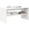 Image de Meuble Tv Blanc 80 X 40 X 40 Cm Aggloméré Vidaxl