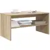 Image de Meuble Tv Chêne Sonoma 80 X 40 X 40 Cm Aggloméré Vidaxl