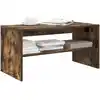 Image de Meuble Tv Chêne Fumé 80x40x40 Cm Bois D'ingénierie Vidaxl
