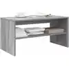 Image de Meuble Tv Sonoma Gris 80x40x40 Cm Bois D'ingénierie Vidaxl