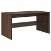 Image de Vidaxl meuble tv chêne marron 80x40x40 cm bois d'ingénierie