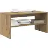 Image de Meuble Tv Chêne Artisanal 80x40x40 Cm Bois D'ingénierie Vidaxl