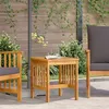 Image de vidaXL Table dappoint Huile Naturelle Bois dAcacia Massif 4106451