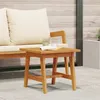 Image de vidaXL Table dappoint Huile Naturelle 45 x 45 x 40 cm 4106454