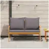 Image de Vidaxl banc de jardin huile naturelle bois d'acacia massif
