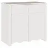 Image de Vidaxl buffet drammen blanc 79 x 43 x 75.5 cm bois de pin massif