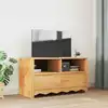 Image de Meuble Tv Drammen Chêne 99 X 43 X 55 Cm Bois De Pin Massif Vidaxl