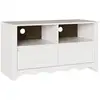 Image de Vidaxl meuble tv drammen blanc 99 x 43 x 55 cm bois de pin massif
