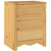 Image de Vidaxl table basse drammen chêne 45 x 35 x 56 cm bois de pin massif
