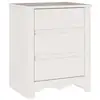 Image de Vidaxl table basse drammen blanc 45 x 35 x 56 cm bois de pin massif