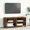 Image de Meuble Tv 90 X 35 X 40,5 Cm Marron Bois D'ingénierie Vidaxl