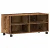 Image de Vidaxl meuble tv 90 x 35 x 40,5 cm marron bois d'ingénierie