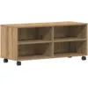 Image de Vidaxl meuble tv 90 x 35 x 40,5 cm marron bois d'ingénierie