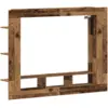 Image de Vidaxl meuble tv bois ancien 152 x 22 x 113 cm bois d'ingénierie