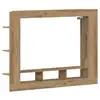 Image de Vidaxl meuble tv chêne artisanal 152 x 22 x 113 cm bois d'ingénierie