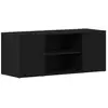 Image de Vidaxl meuble tv 100 x 35 x 40 cm chêne noir bois d'ingénierie