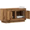 Image de Vidaxl meuble tv bois ancien 80 x 35 x 45 cm bois d'ingénierie