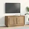 Image de Meuble Tv Chêne Artisanal 80 X 35 X 45 Cm Bois D'ingénierie Vidaxl
