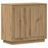 Image de Vidaxl buffet chêne artisanal 80 x 40 x 75 cm bois d'ingénierie