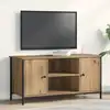 Image de Meuble Tv Chêne Artisanal 100 X 40 X 50 Cm Bois D'ingénierie Vidaxl