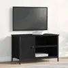 Image de Meuble Tv Chêne Noir 80 X 40 X 50 Cm Bois D'ingénierie Vidaxl