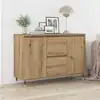 Image de Buffet Chêne Artisanal 101,5 X 35 X 70 Cm Bois D'ingénierie Vidaxl