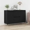 Image de vidaXL Buffet Chêne noir 1015 x 35 x 70 cm Bois dingénierie 862147